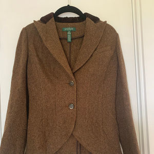 Brown Tweed Blazer
